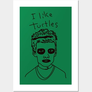 I Like Turtles Meme Posters and Art